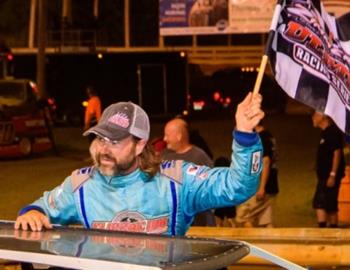 Gregg Satterlee bagged a $5,100 victory on Saturday night at Hagerstown (Md.) Speedway in the Nathan Durboraw Memorial.