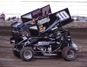 Brian McClelland (10) and Jesse Hockett (77)