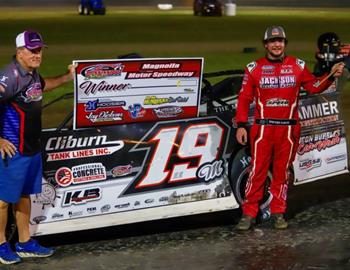 Spencer Hughes took the win during the Mississippi State Championship Challenge Series at Magnolia Motor Speedway on Saturday, April 27.