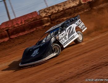 Cherokee Speedway (Gaffney, SC) – Carolina Clash Super Late Model Series & Mid-East Super Late Model Series – Blue/Gray – November 17th, 2024. (Steve Moore Photo)