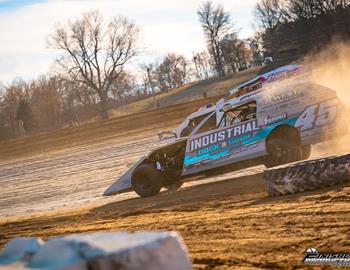 Chase Holland competes in the Winter Blast at Old No.1 Speedway (Harrisburg, AR) on March 2, 2025. (Finishline Productions photo)