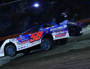 Farmer City Raceway (Farmer City, IL) – World of Outlaws Late Model Series – Illini 100 – April 11th-12th, 2025. (Josh James Artwork)