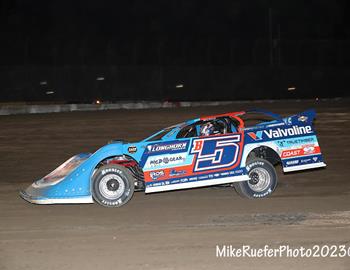 Davenport Speedway (Davenport, IA) – Lucas Oil Midwest Late Model Racing Association (MLRA) – April 13th, 2023. (Mike Ruefer photo)