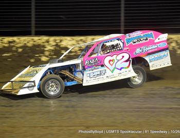 81 Speedway (Park City, KS) – United States Modified Touring Series (USMTS) – 4th Annual USMTS Modified Spooktacular – October 26, 2024. (Todd Boyd photo)