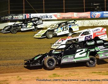 Lucas Oil Speedway (Wheatland, MO) – United States Modified Touring Series (USMTS) – King of America XIV – March 27-29, 2025. (Todd Boyd photo)