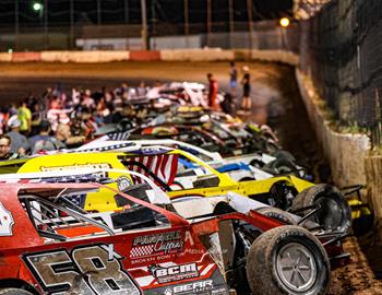 Tri-State Speedway (Pocola, OK) – United States Modified Touring Series (USMTS) – Inaugural Red, White & Blue Nationals – September 11-13, 2025. (Ross Fujibayashi | IMPACT Media Group photo)