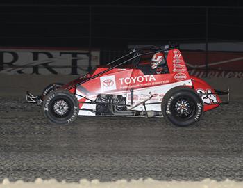 Chase Johnson take the wing off for the non-wing portion of the Anthony Simone Classic.
Credit: Danny Gies