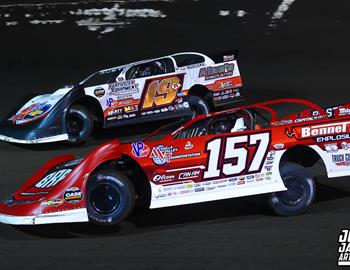 Fairbury Speedway (Fairbury, IL) – World of Outlaws Case Late Model Series – Prairie Dirt Classic – July 26th-27th, 2024. (Josh James Artwork)