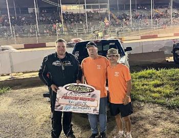 Kyle Vanover and BIGG Johnson Racing claim an IMCA Racing Stock Car Victory Beatrice Speedway June 28