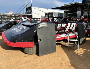 Morgan Bagley races with the Hunt the Front Super Dirt Series in the Deep Fried 75 at Duck River Raceway Park (Lewisburg, TN) on August 2, 2024.