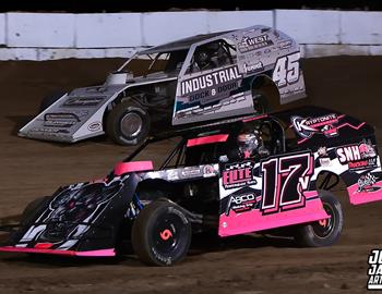 Quincy Raceways (Quincy, IL) – Midwest Auto Racing Series (MARS) Modified Championship – May 16, 2025. (Josh James Artwork photo)
