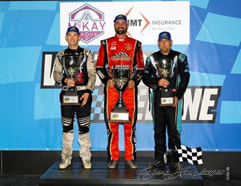 8-24 Season Champs, Jamie Ball (360), Austin McCarl (410), Mike Mayberry (Pro)