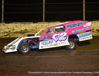 Humboldt Speedway (Humboldt, KS) – USRA Heartland Modified Tour (HMT) – July 26, 2024. (Todd Boyd photo)