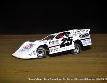 Springfield Raceway (Springfield, MO) – COMP Cams Super Dirt Series – March Madness – March 16th, 2024. (Todd Boyd photo)