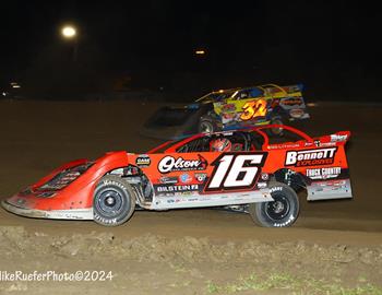 Maquoketa Speedway (Maquoketa, IA) – World of Outlaws – Hawkeye 100 – August 16th-17th, 2024. (Mike Ruefer Photos)