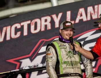 Daniel Adam wins at Tri-City Speedway during the MARS Late Model Championship Series Gary Gerstner Memorial on August 24