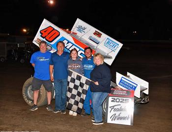 Riverside International Speedway (West Memphis, AR) – ASCS Hurricane Area Super Sprints – April 19th, 2025. (Scott Frazier photo)