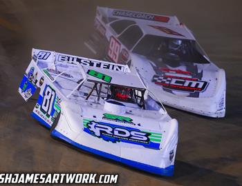 Paducah International Speedway (Paducah, KY) – DIRTcar Supers – April 19th, 2024. (Josh James Artwork)