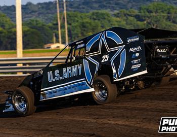 Cody Thompson on track during the 2024 season. (Purdy Photography photo)