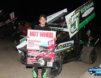 Nodak Speedway (Minot, ND) – Northern Outlaw Sprint Association – May 4th, 2025. (Speedway Shots photo)