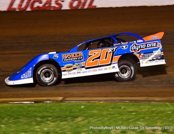Lucas Oil Speedway (Wheatland, MO) – Lucas Oil Midwest Late Model Racing Association (MLRA) – Spring Nationals – March 31st-April 1st, 2023. (Todd Boyd photo)