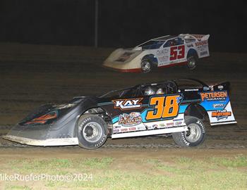 Marshalltown Speedway (Marshalltown, IA) – Malvern Bank West Series – Dale DeFrance Memorial – July 26th, 2024. (Mike Ruefer photo)