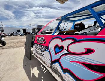 Tanner Mullens at Vado Speedway Park (Vado, New Mexico) during the Rancho Milagro Fall Nationals on October 22, 2023.