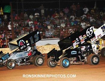 Tommy Bryant (12m), Skip Wilson (65) and Travis Rilat (29)