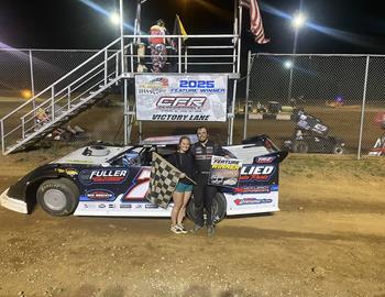 Matthew Brocato won the Late Model feature at North Alabama Speedway on April 18.