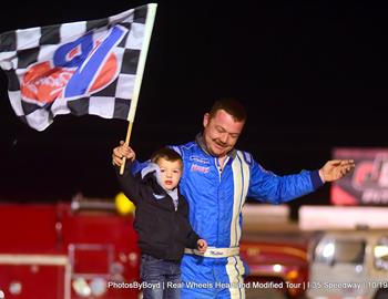 I-35 Speedway (Winston, MO) – USRA Heartland Modified Tour (HMT) – October 19, 2024. (Todd Boyd photo)