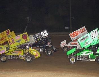 Heat race action at Hattiesburg