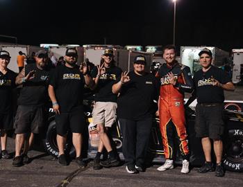 Matt Tifft finishes third at Orange County Speedway (Rougemont, NC) on April 5, 2025.