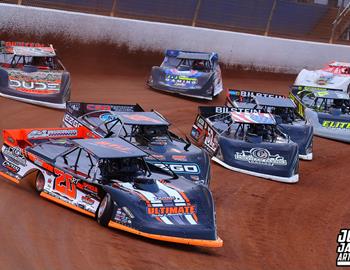 The Dirt Track at Charlotte (Concord, N.C.) – World of Outlaws Case Late Model Series – World Finals – November 6th-9th, 2024. (Josh James Artwork)