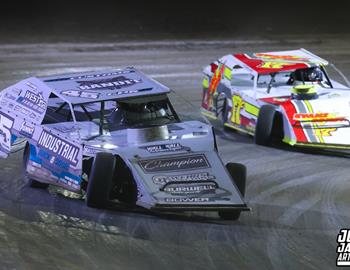 Volusia Speedway Park (Barberville, FL) – DIRTcar Nationals – January 30 - February 8, 2025. (Josh James Artwork photo)