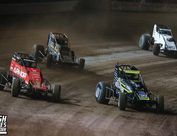 Volusia Speedway Park (Barberville, FL) – DIRTcar Nationals – February 10th-11th, 2025. (Josh James Artwork)
