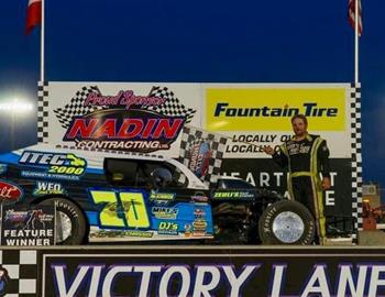 David Simpson wins at Thunder City Speedway on July 31