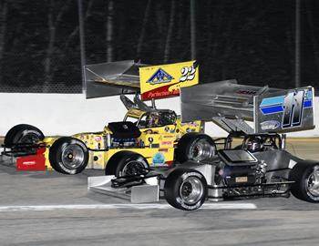 Mike McVetta (22) Battles With Kyle Edwards (11)