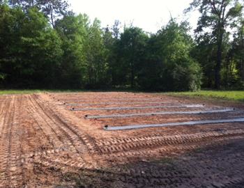 Manufactured or Modular Home Foundation with All Runners Reinforced with Rebar