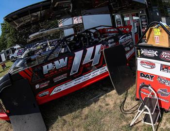 Morgan Bagley competes with the DIRTcar Summer Nationals Hell Tour at Brownstown Bullring (Brownstown, IL) on June 21, 2024.