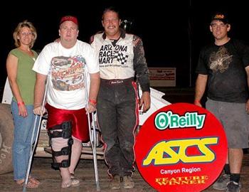 Charles Davis, Jr., scores his first ASCS Canyon Region win