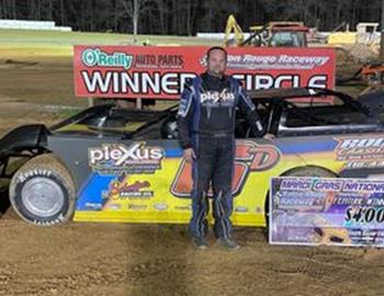 Rick Duke claimed the victory in Crate Racin’ USA’s Mardi Gras Nationals at Baton Rouge (La.) Raceway on Saturday night.