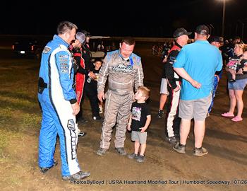 Humboldt Speedway (Humboldt, KS) – USRA Heartland Modified Tour (HMT) – July 26, 2024. (Todd Boyd photo)