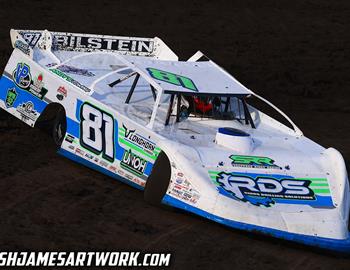 Farmer City Raceway (Farmer City, IL) – Lucas Oil Late Model Dirt Series – Farmer City 74 – May 10th, 2024. (Josh James Artwork)