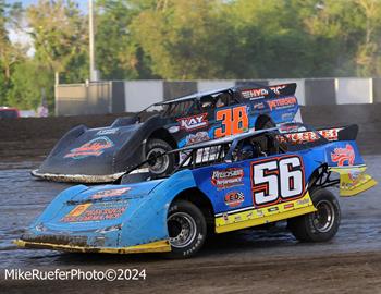 Davenport Speedway (Davenport, IA) – Malvern Bank East Series – May 27th, 2024. (Mike Ruefer photo)