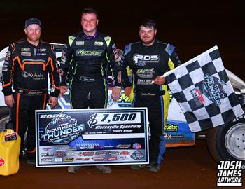Clarksville Speedway (Clarksville, TN) – Southern Thunder Super Dirt Series – Thursday Thunder – July 31st, 2025. (Josh James Artwork)