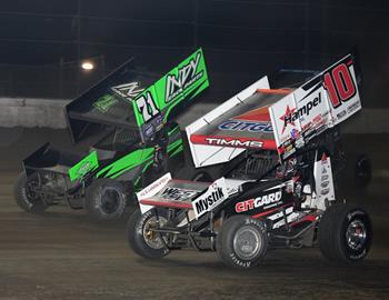 Volusia Speedway Park (Barberville, FL) – World of Outlaws NOS Energy Drink Sprint Car Series – DIRTcar Nationals – February 5th-8th, 2025. (Frank Smith photo)