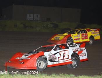 Adams County Speedway (Corning, IA) – Malvern Bank East / West Series – Ray Houck Memorial – July 27th, 2024. (Mike Ruefer Photo)