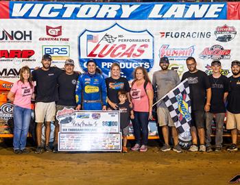 Florence Speedway (Walton, KY) – Lucas Oil Late Model Dirt Series – North/South 100 – August 8th-10th, 2024. (Heath Lawson Photo)