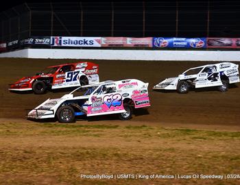 Lucas Oil Speedway (Wheatland, MO) – United States Modified Touring Series (USMTS) – King of America XIV – March 27-29, 2025. (Todd Boyd photo)