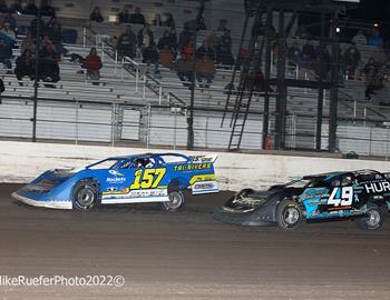 Mike Marlar racing Jake Timm at the 2022 Wild West Shootout.